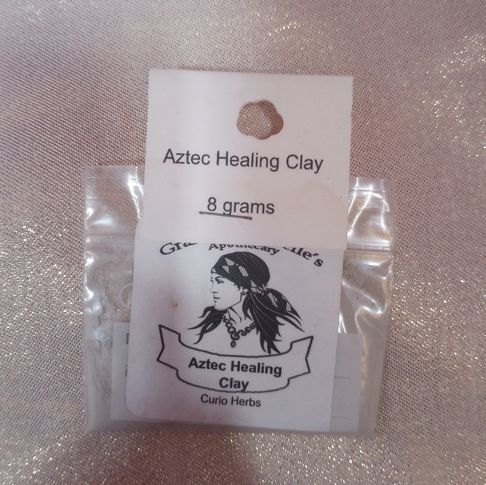 Aztec Healing Clay, 8 grams. Curio Use Only